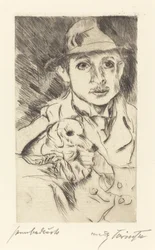 Poika koiran kanssa Poika koiran kanssa, 1915.