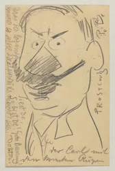 Lovis Corinth Carl Strathmannille: postikortti, postileima 21. helmikuuta 1904