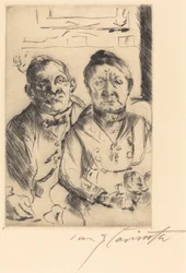 Itä-Preussilainen pariskunta Itä-Preussista, 1916.