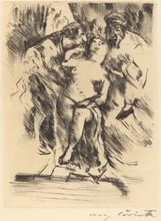 Susanna im Bade Susanna kylpylässä, 1914.