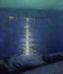 Kuunvalo joella, 1919
