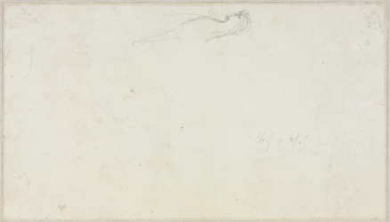 Luonnos sfinksistä [] verso, n. 1879-80.