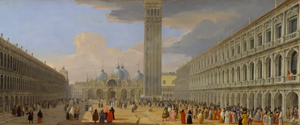 Piazza San Marco, Venetsia, noin 1709.