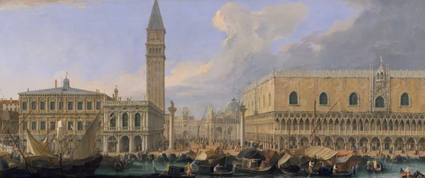 Molo, Venetsia, Bacino di San Marcosta, noin 1709.