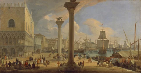 Molo ja herttuan palatsi, n. 1710
