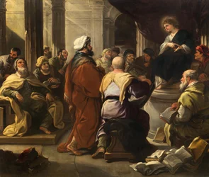Kristus lääkäreiden joukossa, noin 1665.