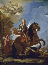 Espanjalaisen Kaarle II:n ratsastusmuotokuva ennen vuotta 1694