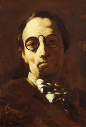 Omakuva, Luca Giordano (1634-1705), öljy kankaalle, 46,8x35,3 cm