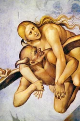 Kirottu helvetissä, Last Judgment -frescojaksosta
