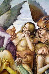 Kirottu helvetissä, Last Judgment -frescojaksosta