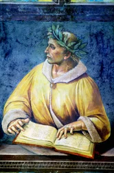 Vergilius, muotokuva Illustrious people -pyörästä