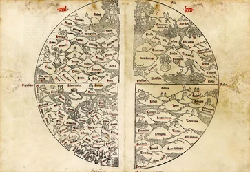Kartta "Rudimentum Novitiorum".