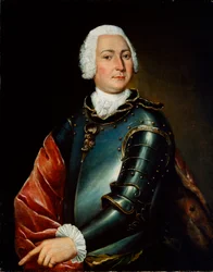 Muotokuva kreivi Ernst Christoph von Manteuffelista, 1700-luku