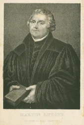 Martin Luther, James Weberin (n. 1824–1886) litografia, n. 1850