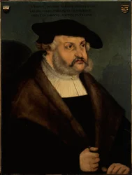Saksin vaaliruhtinas Frederick III:n muotokuva 1463-1525.