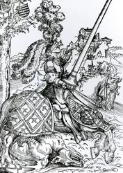 Pyhä Yrjö hevosen selässä, 1507