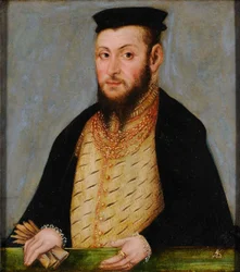 Puola: Zygmunta Augustan (1520-1572) muotokuva, króla Polski Sigismund II Augustus.