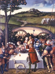 Judith Holofernesin pöydässä