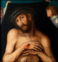 Murheiden mies, Cranach, Lucas, vanhempi (1472-1553). Öljy puulle, n. 1515. Klassik Stiftung Weimar