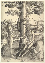 Ihmisen lankeemus, Aadam ja Eeva, n. 1514.