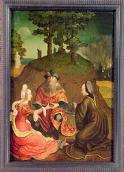 Lootin tyttäret juottavat isänsä Viiniä, n. 1508-1515 (öljy tammella)