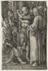 Passion: Kristus ylipapin edessä, 1521.