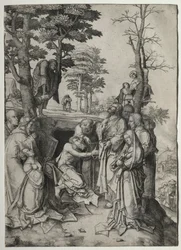 Lasaruksen herättäminen vuoteen 1508 mennessä.