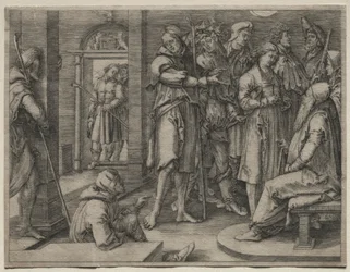 Joosefin tarina: Joosef tulkitsee unelmansa Jaakobille, 1512.