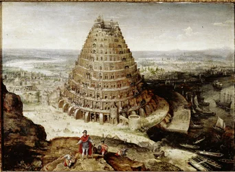 Baabelin torni (öljy paneeliin
