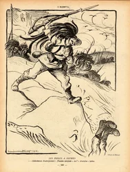 Bajonetti, satiirinen mustavalkoinen