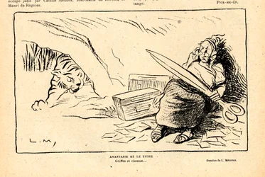 Le Rire rouge, satiirinen mustavalkoinen