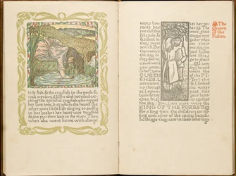 Kalojen kuningatar - Ankeriasta pyytävä tyttö, 1894