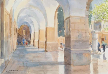 Rothschild House, Jerusalem, 2019 (w/c paperilla)