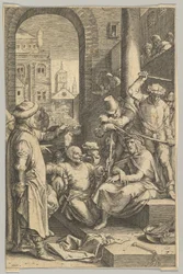 Orjantappurakruunaus, Kristuksen kärsimyksestä, noin 1623.