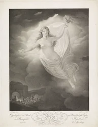 Allegoria Amiensin rauhasta, 1802 Rauha (otsikko esineessä)
