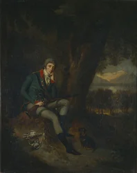Kreivi Nikita Petrovitš Paninin muotokuva 1770-1837 metsästyspuvussa