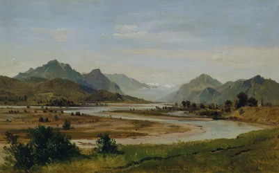 Inn-laakso Rosenheimin eteläpuolella