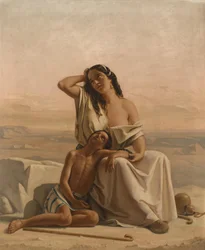 Hagar ja Ismael erämaassa