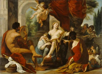 Herakles ja Omfale, noin 1700-10