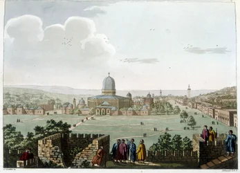 Salomon temppeli (Mosquee a Jerusalem) - "" Näkymät ottomaanien valtakunnilla, Euroopassa, Aasiassa ja joillakin Välimeren saarilla"" alkuperäisistä piirustuksista, jotka on ottanut Luigi Mayer, Lontoo
