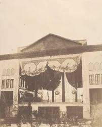 [Riikinkukkovaltaistuimen sali, Teheran], 1858.