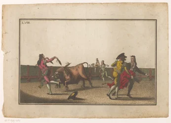 Härkä haastaa banderillat Coleccion de las Principles suertes de una corrida de toros (sarjan nimi) Kokoelma tärkeimmistä härkätaisteluharjoituksista (sarjan nimi)