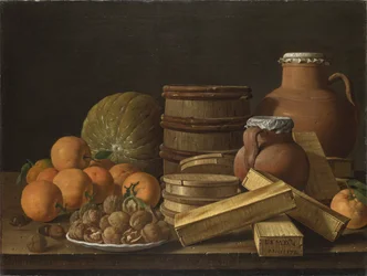 Asetelma appelsiinien ja saksanpähkinöiden kanssa, 1772