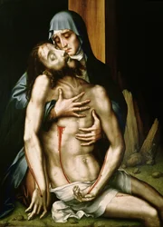 Pieta (öljy paneelille)