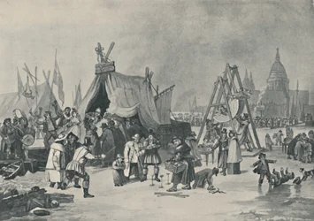 Messut jäällä Thamesilla, 1814, 1920