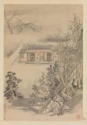 Juomassa bambupuutarhassa, 1773.