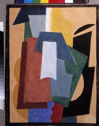 Kaikki. Peinture de Lyubov (Liubov) Sergeevna Popova (1889-1924), huile herra toile