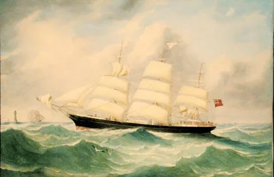 Täystakainen laiva "Mary Scott"
