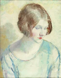 Helen (öljy & kynä kankaalle)