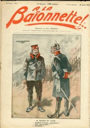 Kansi "" La Baionnette", Satirical en Colors